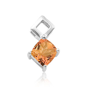 SS 10MM CUSHION CITRINE picture
