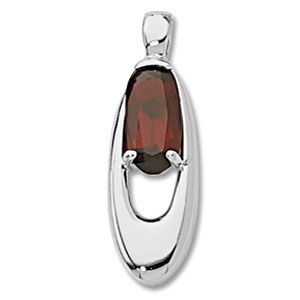 SS ELONGATED OVAL GARNET picture