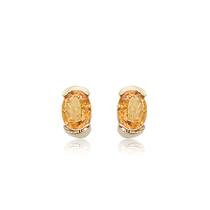 14KY 2-7X5 OVAL CITRINE picture