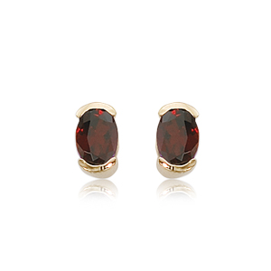 14KY 2-7X5 OVAL GARNET picture