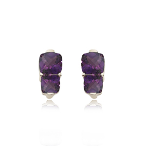 14KY 10 & 8MM AMETHYST picture